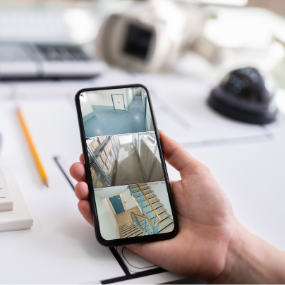 Columbus security camera feed on cell phone